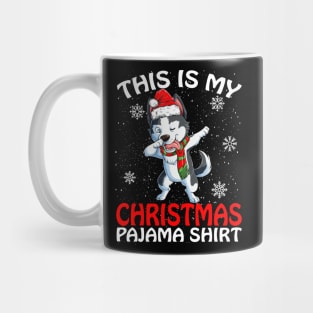 This is my Christmas Pajama Shirt Siberian Husky Mug